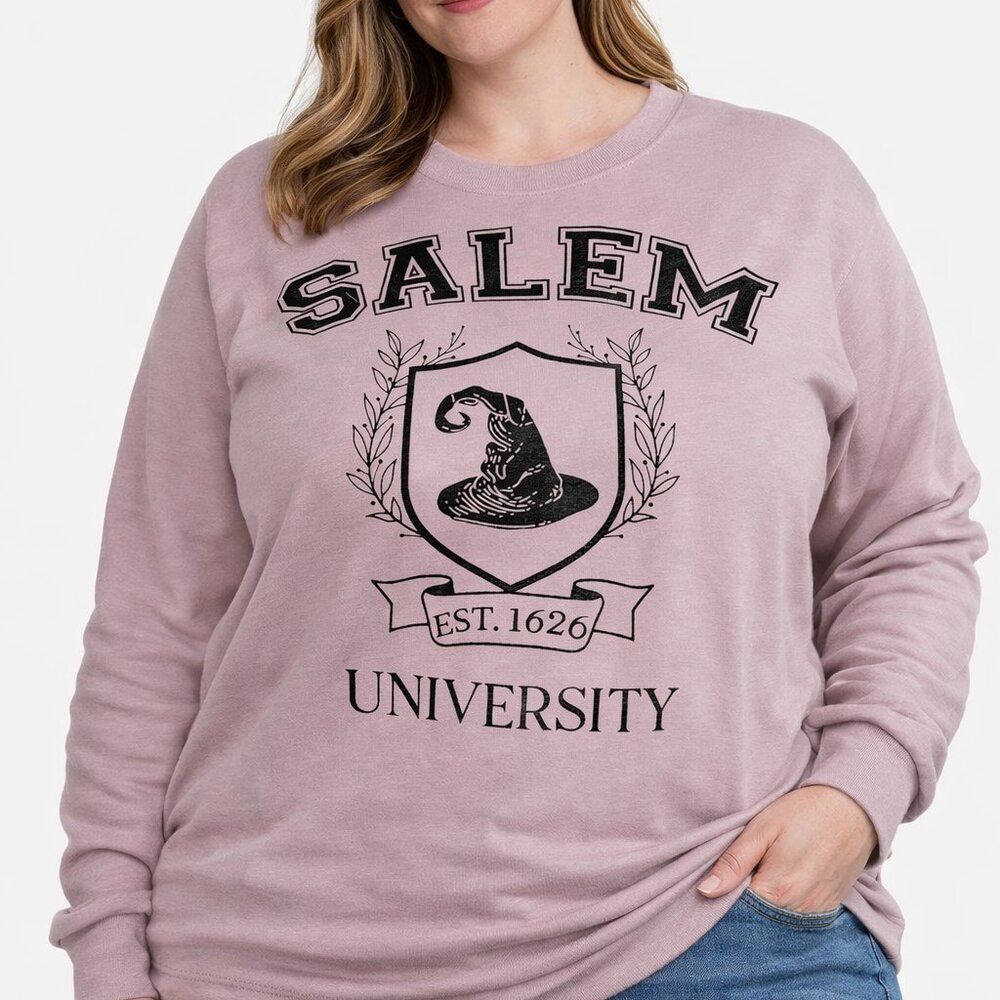 Salem University Pink Lightweight Sweatshirt XL NWT